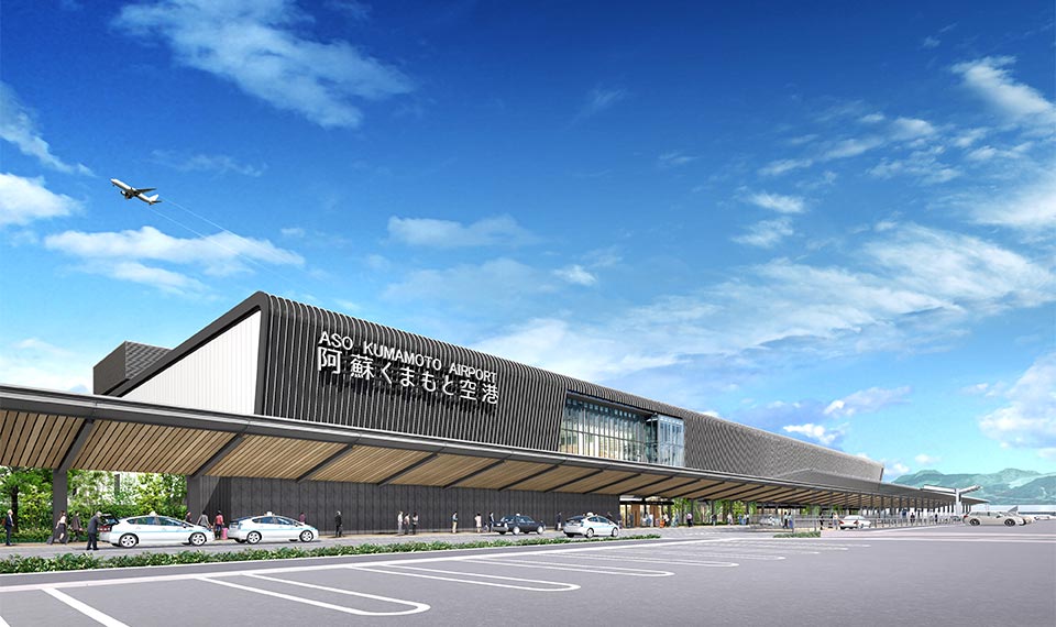 阿蘇くまもと空港の新旅客ターミナルビル