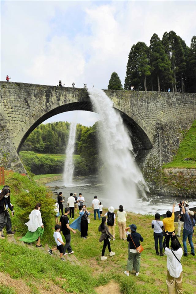 通潤橋（山都町）国宝へ熊本県内2件目文化審答申「近世石橋の傑作」