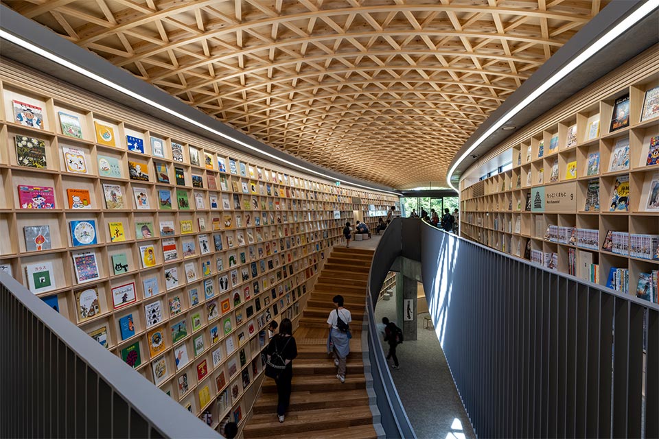 特長的な図書館3カ所をご紹介 Photo by Shigeo Ogawa