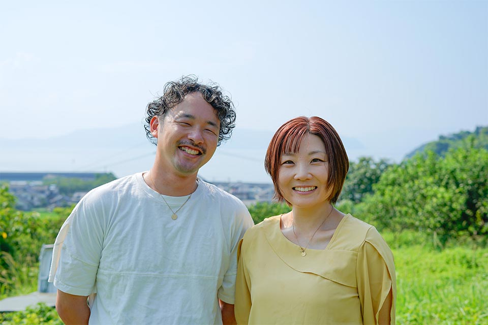 上原慶人さん・ゆいさん夫妻／葦北郡津奈木町在住